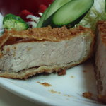 山愛 - 20cm x 10cmの大きさで厚さ2.5cmのお肉には驚くばかり