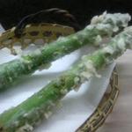 大平寿司 - アスパラガスの天ぷら