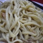 ラーメン二郎 - 麺、天地返し。