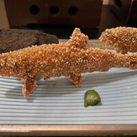 日本海 - 油物　鮎のおかき揚げ