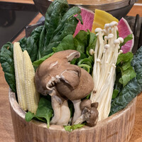 しゃぶしゃぶ KINTAN 代官山本店 - お代わりしたお野菜