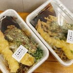 丸亀製麺 - ３種の天ぷらと定番おかずのうどん弁当