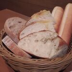 ポワンタージュ - パン盛り合わせ