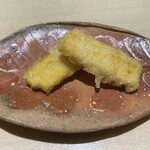 銀座 結絆 - 幻のとうもろこし「嶽きみ」の天ぷら