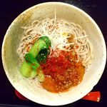 蕎麦人 弁慶 - 麻辣まぜ蕎麦（1玉）　950円