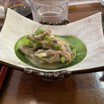 Oomanzoku - マグロ胃袋酢味噌和え　418円