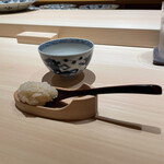 くるますし - 鮑肝ソースに舎利玉