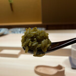 くるますし - 鮑肝ソースに舎利玉