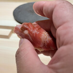 くるますし - 塩釜産鮪血合岸中とろ