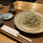 蕎麦切り 春のすけ - 細打ち　北海道弟子屈町摩周そば + 群馬県赤城キタワセ夏新そば