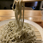 蕎麦切り 春のすけ - 細打ち　北海道弟子屈町摩周そば + 群馬県赤城キタワセ夏新そば