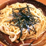 Spaghetti pino - pino　タラコとイカのスパゲティ