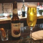 自然派レストラン TERRA - 彼女を待つ間、ビールをいただく！（2012/11月）