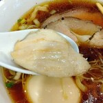 手打式超多加水麺 ののくら - 鶏ムネチャーシュー ♪
