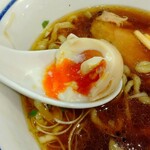 手打式超多加水麺 ののくら - 味玉 ♪
