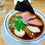 手打式超多加水麺 ののくら - 特製中華そば 1,250円 ♪