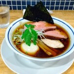 手打式超多加水麺 ののくら - 特製中華そば 1,250円 ♪