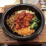 石焼きキッチン - ヤンニョムチキン石焼ビビンバ+コチュジャン