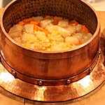 日本料理　百屋 - 海老芋？菊芋？？の炊き込み御飯