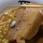 つけめんTETSU - チャーシュー　アップ