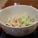 北海道純雪うどん - ぶっかけうどん(冷)350円(2021年8月)