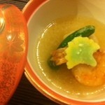 阿蘇ホテル - エビと里芋の揚げ物