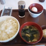 Sukiya - たまかけ朝食250円税込全景