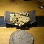 千寿 竹やぶ - きのこ天麩羅(630円）