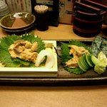 ととすし - 赤ウニのお造り('12.11)