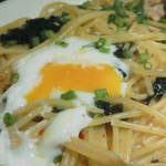 渋谷アチェーゾ - 201211　ACCESO　Menu　del　Pranzo　パスタランチ（男スパ）とろーり温玉