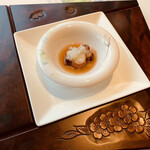 maison de foret - Amuse-Bouche: Steamed Octopus with White Wine and Wasabi