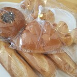 Bu Ranjuri Daigo - ◆フランスパン(あんバターサンド)◆ベーコンエピ◆あんぱん◆クリームパン