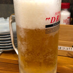 Mikatsuya - 生ビール大550円