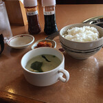 カルビ屋 大福 - ランチセットのやつ