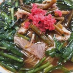 さかえや - 満州にらラーメン（醤油・アップ）