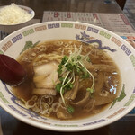 ラーメン王 - 醤油ラーメン定食