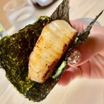 日本橋蛎殻町 すぎた - 2021.7.  帆立の磯辺焼き