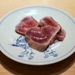 鮨 あい澤 - 鰹の藁焼き