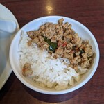 Thai Restaurant BASIL - セットのミニガパオライス