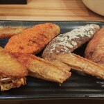 奇跡の手羽先 サラリーマン横丁 - 手羽先 レモン塩 / オリジナル / うま辛 / プレーン (2021.8/中旬)