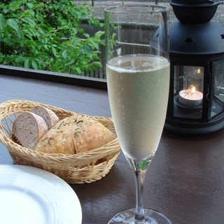 Enjoy your meals on the terrace along the canal