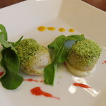 リストランテ ソライア - 2021年の｢スペシャルディナーコース｣ホタテの香草パン粉焼き