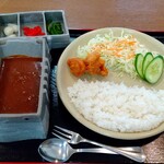 かもしか茶屋 - 料理写真:ダムカレー