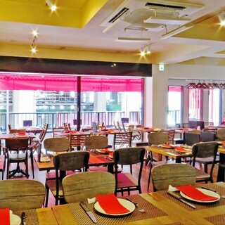 開放感の店内♪