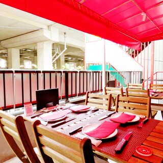 当店自慢のテラス席！