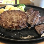 ステーキのどん - ハンバーグ＆牛ハラミスライス