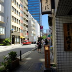 浅野屋 - コンクリートジャングルの袂にそば屋