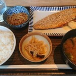 恵比寿 土鍋炊ごはん なかよし - さばのみりん干し定食¥900-