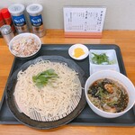 中華そば 丸倉さいとう - とりつけ麺とチャーシュー混ぜご飯