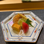 ひらまつ - ノドグロのあられ揚げ